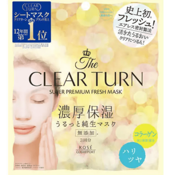 KOSE Cosmeport Clear Turn Super Premium Fresh Mask Harritza